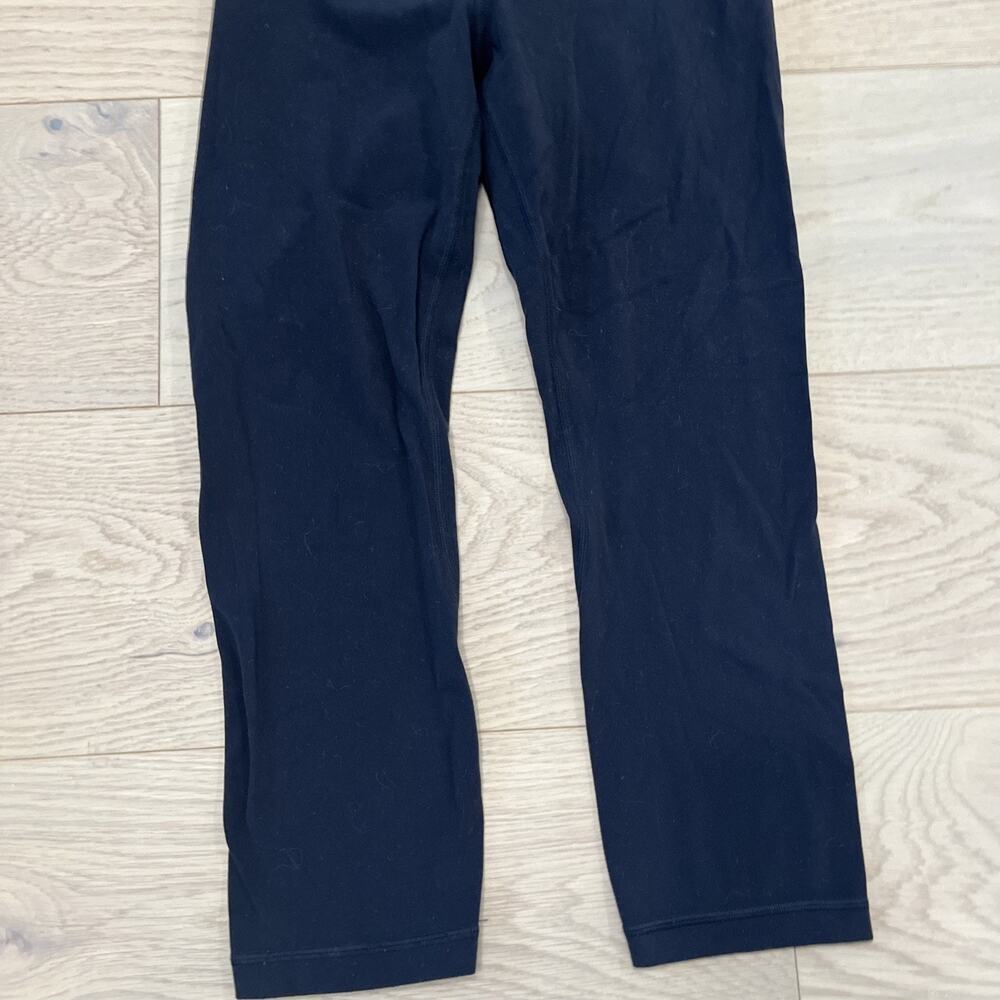 Lululemon Womens Train Time Black Crop Leggings Size 6 - Picture 3 of 8